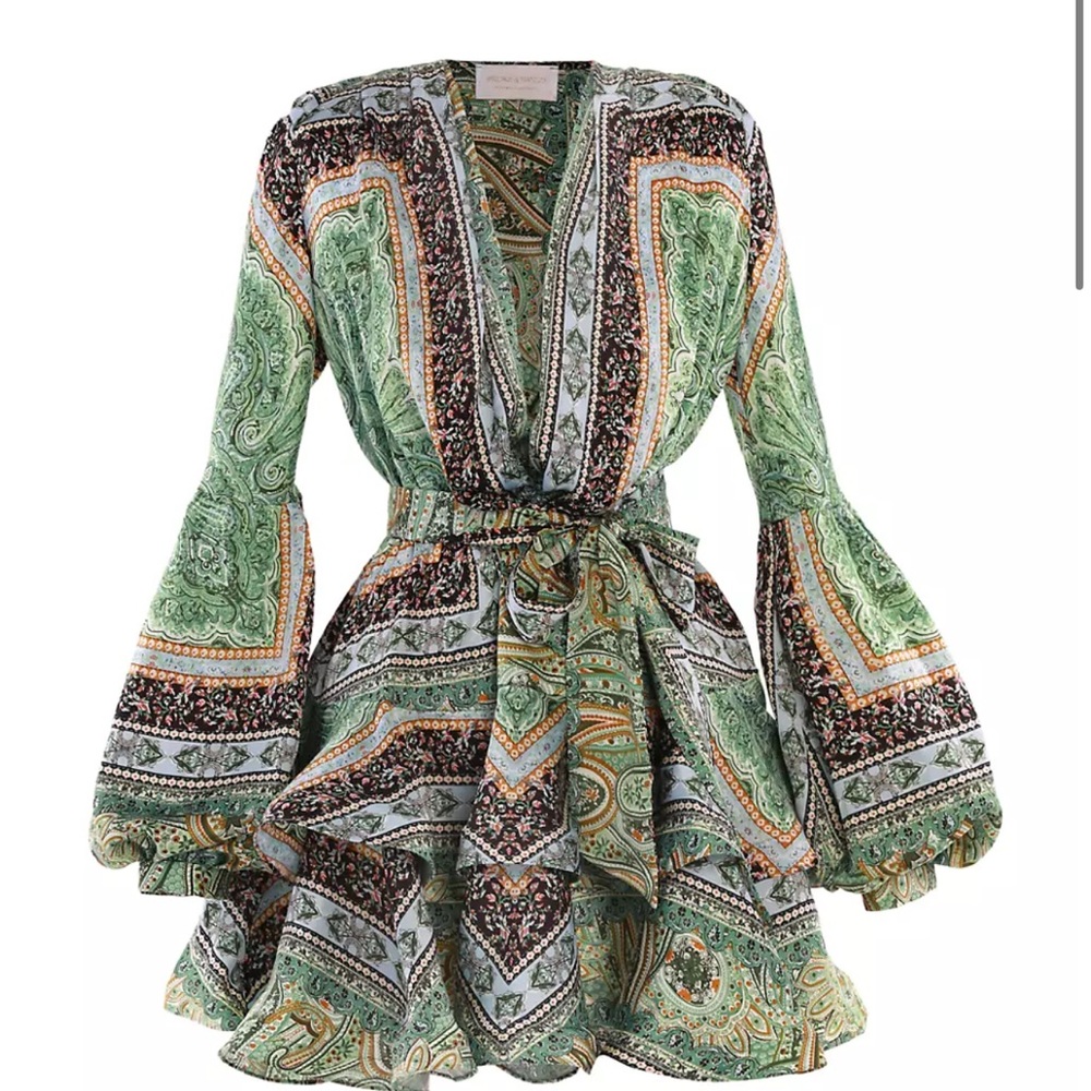 Bronx and Banco layered ruffles and bold mixed prints